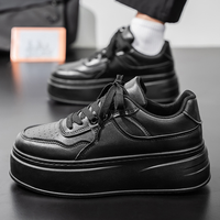 Chaussures blanches de luxe léger, respirantes, à semelle épaisse, en cuir PU de haute qualité, doublure en tissu, vente directe d'usine OEM