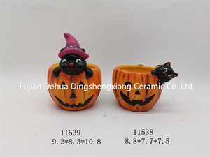 Gốm Halloween Trang Trí Hộp Sọ Hình Dạng Mọng Nước Trồng Chậu Dễ Thương Vườn Trồng Chậu Hoa & Trồng - Product Image 4