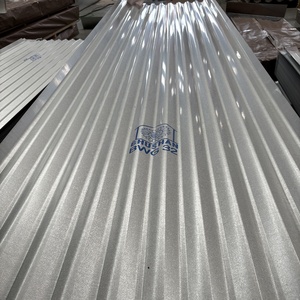 Lastra di copertura zincata rivestita di zinco in acciaio ondulato e zinco - Product Image 1