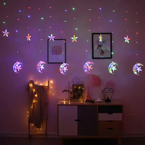 Éclairage décoratif islamique et musulman LED Étoile et lune pour le Ramadan Eid Mubarak et Noël Indice IP44 - Product Image 3