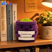 Caldemont de sorcière en crochet fait main, peluche d'Halloween effrayante et apaisante pour le soutien émotionnel, avec carte cadeau, vente en gros