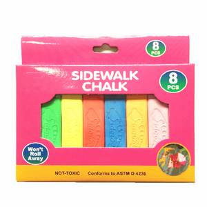 Juego de tizas Jumbo no tóxicas sin polvo para escuelas, juego de arte al aire libre, juego de tizas lavables para acera - Product Image 2