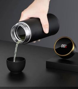 Logo Printed Smart <b>Water</b> <b>Bottle</b> Thermos Tumbler Promotion Corporate Activity Business Gift Digital Vacuum Flasks - Product Image 5