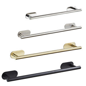 Barra de toalla de baño autoadhesiva de 16 pulgadas YOTO, <span class=keywords><strong>estante</strong></span> de pared de baño de <span class=keywords><strong>acero</strong></span> <span class=keywords><strong>inoxidable</strong></span> SUS 304 cepillado, <span class=keywords><strong>toallero</strong></span> colgante - Product Image 2