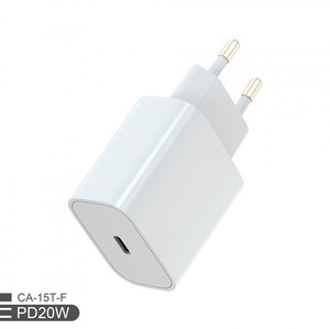 Cargador PD de 20 W, Adaptador de Carga Rápida Tipo C para Dispositivos Apple, Blanco - Product Image 3