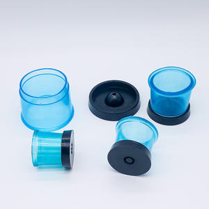 I tecnici dentali in plastica blu modello di investimento per dentiera utilizzano un anello di investimento in cera - Product Image 1