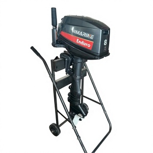 Moteur marin Himarine 8HP à arbre long haute performance pour bateau pneumatique de pêche compatible avec - Product Image 1