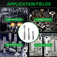 Foret indexable 3D SP 42CrMo avec refroidissement interne remplaçable, évacuation fluide des copeaux, pour usinage CNC et fabrication de pièces