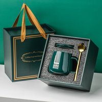 Boîte d'Expédition Personnalisée en Carton Blanc Ondulé pour Tasse à Café avec Insert en Mousse