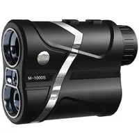 Télémètre laser M-1000S pour le golf, grossissement 7x, écran LCD, portée de 1200 yards, rappel par vibration, rechargeable