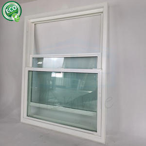 Fenêtre à double battant en aluminium avec verre trempé, design minimaliste coulissant vertical, fonction insonorisée - Product Image 3