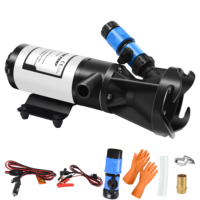 Pompe à eaux usées MAMBAFLO 12V pour camping-car, avec broyeur à 4 lames anti-colmatage, 12 GPM, robuste, pour bateau, camping-car, remorque, toilettes