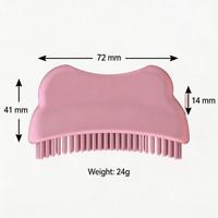 Brosse faciale en silicone pour drainage lymphatique, brosse exfoliante douce moulée par soufflage, brosse de massage pour le visage, brosse nettoyante pour le visage