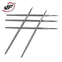 Lime plate en acier au carbone à dents moyennes, à coupe simple ou double, lime à main, outils de travail des métaux de précision personnalisables