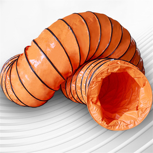 Flexibler PVC-Stoffschlauch 12 Zoll 300mm für Gebläse Ventilator Heizung Hochtemperatur-Luftaustausch - Product Image 2