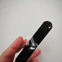 Ruban nano réutilisable noir double face de forme personnalisée Après le lavage, l'adhésif peut être restauré et réutilisé