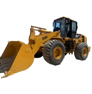 Cargador de ruedas Caterpillar 950H usado, cargador frontal CAT950H de segunda mano con motor de carga nominal de 5 toneladas y motor incluido - Product Image 2