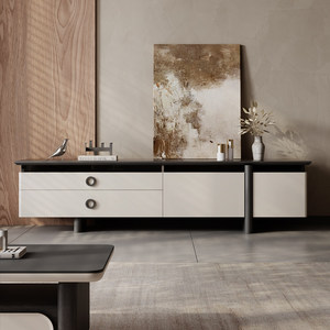 Meuble TV en bois, adapté aux téléviseurs de plus de 65 pouces, mobilier de salon haut de gamme, meuble de maison avec un grand espace de rangement - Product Image 1