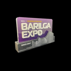 2025 Best Sales Award Wooden Trophy New Design for Famous Brand <b>Engraved</b> Letters Theme Cooperating Gifts Trophies Medals Plaques - Product Image 4