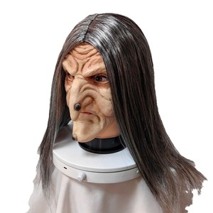 Máscara de Bruja de Látex Color Carne, Disfraz de Halloween, Accesorio de Cosplay, Máscara de Anciana - Product Image 5