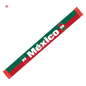 Bufanda Personalizada de Poliéster con Estampado a Doble Cara para Eventos de Fútbol, Bufanda con Banderas de México y Canadá para Fanáticos del Fútbol, para el <span class=keywords><strong>Juego</strong></span> de Fútbol de 2026 - Product Image 3
