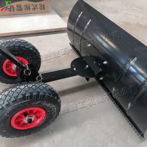 سهلة الصيانة بعجلتين قابل للتعديل اليدوي آلة دفع الثلج أداة سهلة الاستخدام بعجلات - Product Image 5