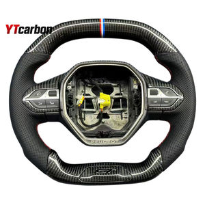 YTcarbon pour 5008 E5008 Epartner Erifter <span class=keywords><strong>GT</strong></span> accessoires d'intérieur de voiture Style de course personnalisé volant en Fiber de carbone véritable - Product Image 1