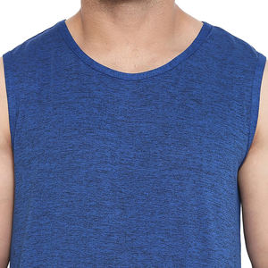 Custom Breathable Casual <b>Singlet</b> Tank Top <b>for</b> <b>Men</b> 90%Polyester 10%Spandex Sublimation Print Washed Finish - Product Image 5