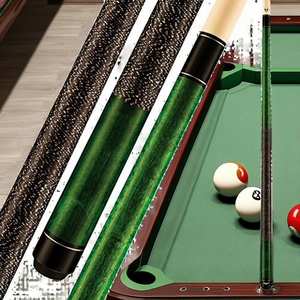 S.Q.F 2025 Queue de <span class=keywords><strong>billard</strong></span> professionnelle en érable, en acier inoxydable, à joint central en 2 parties, avec enveloppe en lin irlandais et fibre de carbone, longueur 5,4 pieds, pour snooker - Product Image 2