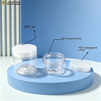 Bocaux d'Emballage Transparents en Plastique pour Aliments et Cosmétiques, Flacons en Plastique de 50 ml à 500 ml pour Bonbons et Crème Capillaire, Vente en Gros