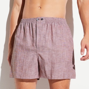Short d'été Pantalon de <span class=keywords><strong>pyjama</strong></span> en coton pur Pantalon d'intérieur Boxers pour hommes Slip pour hommes - Product Image 1