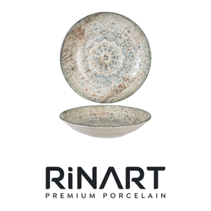 Assiette Creuse Fade Coup Ø 28 cm en Porcelaine Fine Premium avec Impression Numérique Rinart - Product Image 4