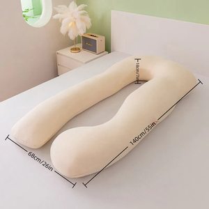 Tùy Chỉnh U Hình Thai Sản Mang Thai Gối Đầy Đủ Cơ Thể Hỗ Trợ PP Bông Làm Đầy Có Thể Giặt Có Thể Tháo Rời Bìa Cho Ngủ - Product Image 5