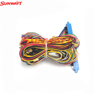 10pin+36 Pin Red Board Wire Harness Cable with Jamma Loom Connector for Multigame Board 6X 7X <b>Game</b> Coin Operated <b>Game</b> <b>Machine</b> - Product Image 6