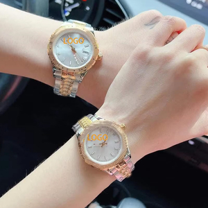 Montres pour hommes de marque célèbre en gros, de haute qualité, en acier inoxydable, bracelet en cuir, design de pièce de monnaie, mouvement à quartz ETA, étanches - Product Image 6