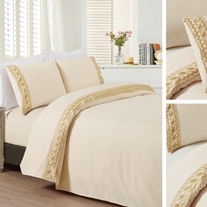 Set lenzuola di lusso in pizzo 4 pezzi per la casa - Product Image 4