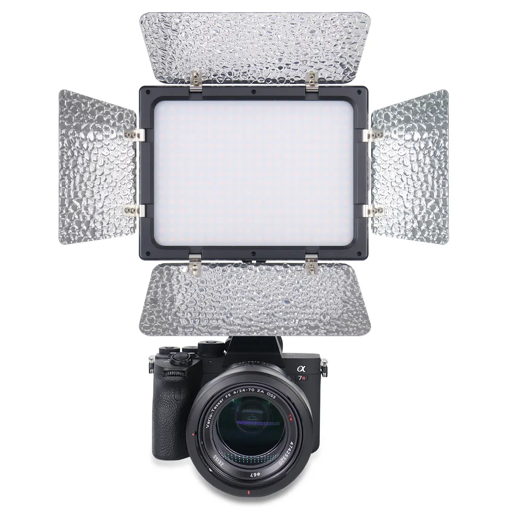 W300II 20W LED Photo Studio Light Live Portable Video Lighting Video Photography Panel Lamp for Youtube Canon Nikon DSLR Camera