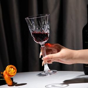 Calici <span class=keywords><strong>Vintage</strong></span> in Cristallo Intagliato per Vino Rosso e Bianco, Ideali per Matrimoni - Product Image 4