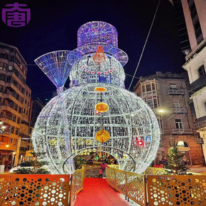 LED Snowman Motif <b>Light</b> Outdoor Waterproof Xmas Character Decoration Santa Bear Elf Garden Holiday Lighting - Product Image 5