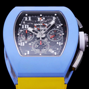 Reloj Mecánico Automático de Alta Gama para Hombre, 45 mm, Caja de Cristal de Zafiro, Correa de Goma de 20 mm, Indicador de Reserva de Energía, Resistente al Agua, Deportivo - Product Image 2