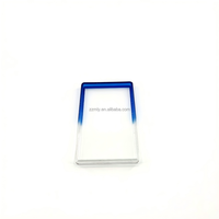 Étui transparent en TPU minimaliste et fin Sparkle Rainbow avec blocage RFID pour cartes de crédit, compatible avec les slabs de gradation P/S/A/BGS/SGC, ajustement universel et tendance