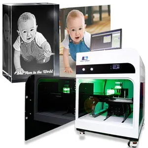 SANTO LASER CNC 2D 3D Foto Cristal Subsuperfície Máquina De Gravura A Laser