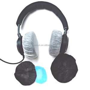 Livraison rapide, protège-écouteurs jetables en tissu non tissé de 7 cm, colorés, protecteurs, protège-écouteurs hygiéniques - Product Image 6