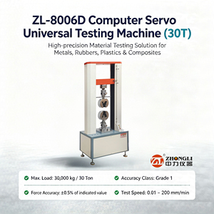 10T 20T 30T Computer Servo Universal Tensile Testing Machine | Steel Wire Cable Rope Tensile Breaking <b>Strength</b> Test Equipment - Product Image 2