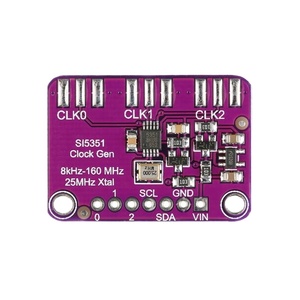 Module générateur de signal horloge Si 5351, carte breakout de signal haute fréquence, onde carrée, générateur d'horloge, contrôleur de signal à cristal 25 MHz - Product Image 4