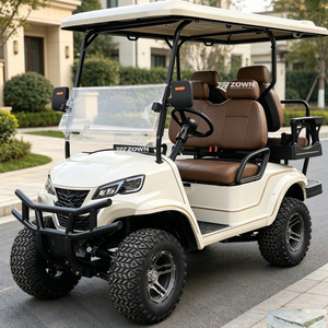 Voiturette de golf électrique au lithium certifiée CE, 4 places, moteur silencieux, pour hôtel, campus, village de vacances, voyages - Product Image 1