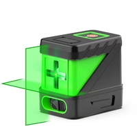 Mini petit niveau Laser à ligne croisée Portable niveaux de lumière verte Instrument de mesure horizontale verticale