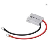 Connecteur d'alimentation CC M8 30CM 12AWG bipolaire pour chariot élévateur, chargeur conducteur haute intensité pour batterie de voiture, câble Anderson vers borne de borne