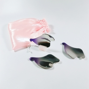 Set de Herramientas Gua Sha de Moda DIY: Tabla Facial, Rodillo de Masaje, Caja Personalizada, Gua Sha de Acero Inoxidable con Logotipo de Corazón Metálico para Cuerpo - Product Image 2