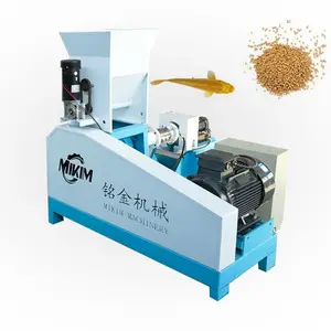 fish feed mill pellet extruder machine floating feed pellet pet food extruder processing machine